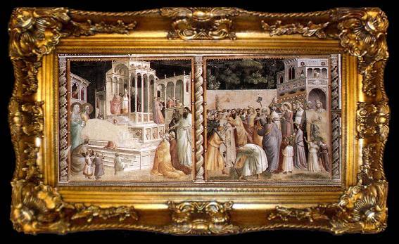 framed  GADDI, Taddeo Life of the Virgin (detail) dfhh, ta009-2